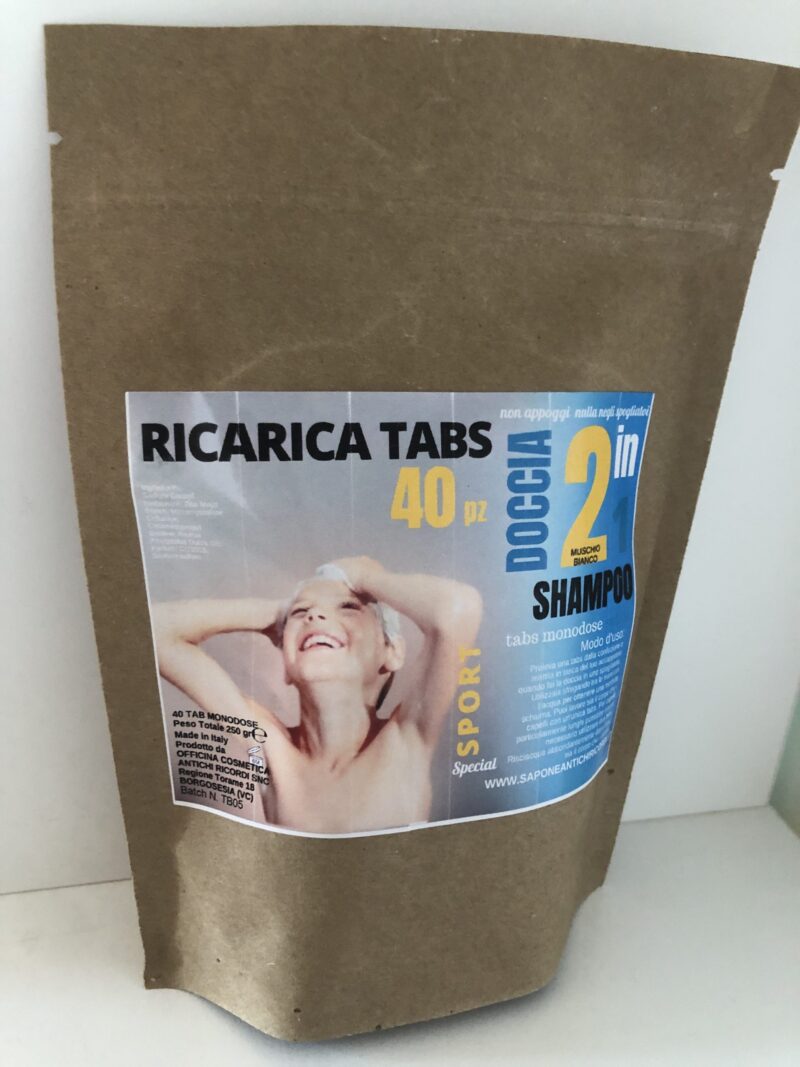 40 Tabs Ricarica 2X1 Muschio bianco - 80 docce