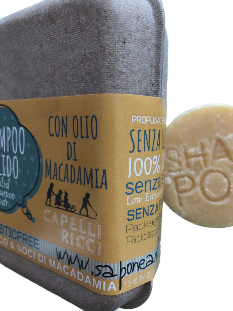 SHAMPOO solido Olio Macadamia